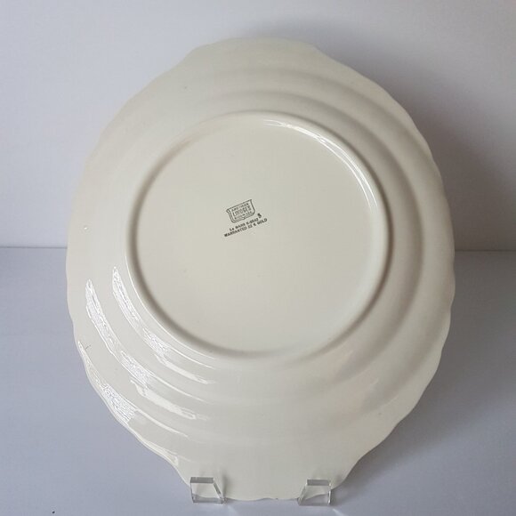 AMERICAN LIMOGES La MARR KS542 22K Gold Filigree Floral Platter & Bowl & Plate - Picture 3 of 16